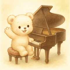 Piano Teacher & Bear Lover Stickers
