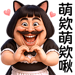 瘋狂中年男子 - 女僕裝