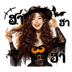 Pretty girl in Halloween