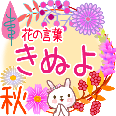 Kinuyo's Flower Words for Fall