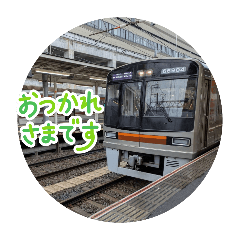 Trains seen on the Osaka subway