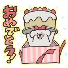 BIG FLUFFY WHITE DOG(EVE)