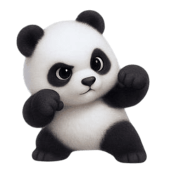 可愛搖擺的熊貓 (ANM)