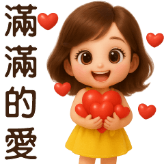 甜萌女孩-暖心實用問候大貼圖