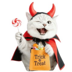 ปิศาจเหมียวแสนน่ารักในวันฮาโลวีน V.2