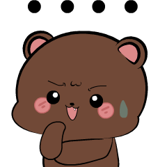 Lovely Brown Bear : Animated