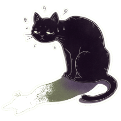 The Dramatic Black Cat's Daily Life 2