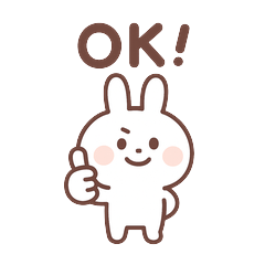 ゆるくて可愛いウサギのスタンプ40選