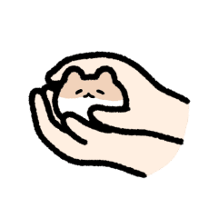 Very small Muscle hamster move Sticker