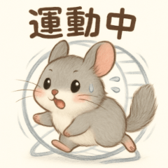 Chinchilla Daily Life Stickers