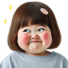 Chubby Girl Funny face160(MINI)TW