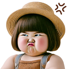 Chubby Girl Funny face161(BIG)EN