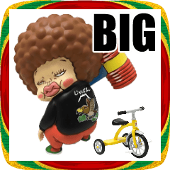 BIGスタンプ あけおめだよ！さげみちゃん