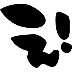 とりあえず相づち、シンプル筆文字