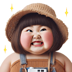 Chubby Girl Funny face161(MINI)EN