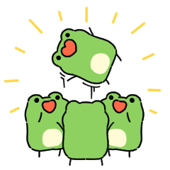 오늘도 굿데이! 개구리는 언제나 개굴 개굴