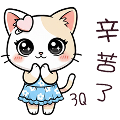 Mini cat cute daily life