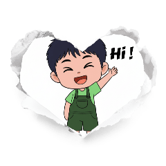 Cartoon chibi - Cute boy