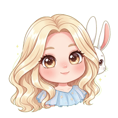 Lumiere Sparkly Chibi Stickers