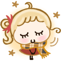 あたたかい心♡冬の毎日スタンプ