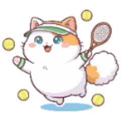 Ace Whiskers: Tennis Game, Meow!