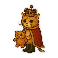 Eddie the cat /シール風