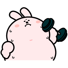 おでぶウサギ（毎日つかえる）