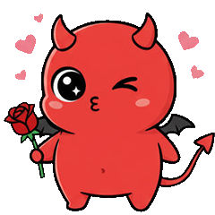 やんちゃな赤鬼