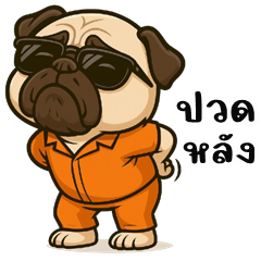 หมาปั๊ก จอมแสบ (บิ๊กสติกเกอร์)