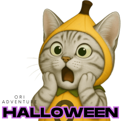 ORI銀白豹貓一起歡樂萬聖節