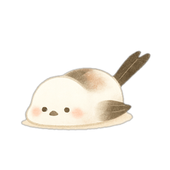 Smiling long-tailed tit