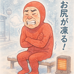 Cold Winter Man in Tights Stickers