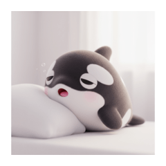 Cute & Real Orca: Orchan Stickers