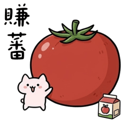 粉貓超爆萌ㄉ水果諧音