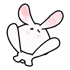 もっちりとしたウサギ ver.3 (notext)