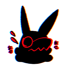 夜のバケモノスタンプ