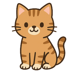 Cute Deformed Kitten Stickers for Daily