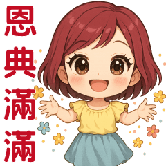 可愛女孩- 實用問候語