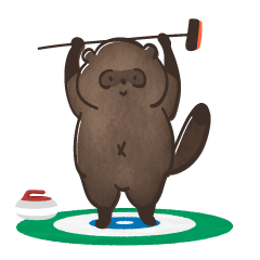Curling with the Dark Roasted Raccoon