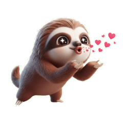 Shy Sloth Reacting Too Slowly