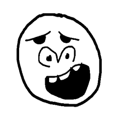 white face, i'm cute cute