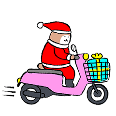 ぶぶちよスタンプ　クリスマス