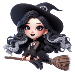 Naughty little witch 3D