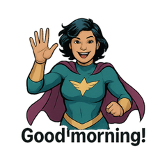 Superhero Cheer Stickers