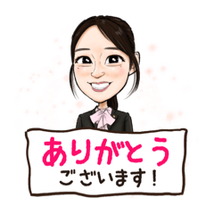 岩永LPのほんわかにがおえスタンプ