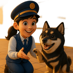 Railway Conductor & Shiba's Daily Life