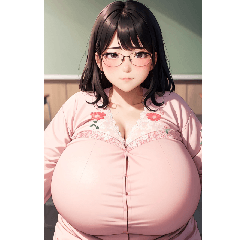 Portrait of a giant girl