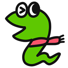 カラフルへびの年末年始スタンプ【再販】