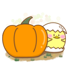 からひよこ　秋スタンプ・日常・敬語