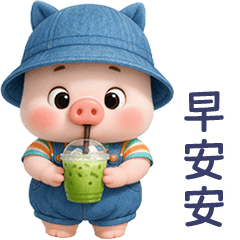 Little Pig in Sweet outfit 05 [TW]